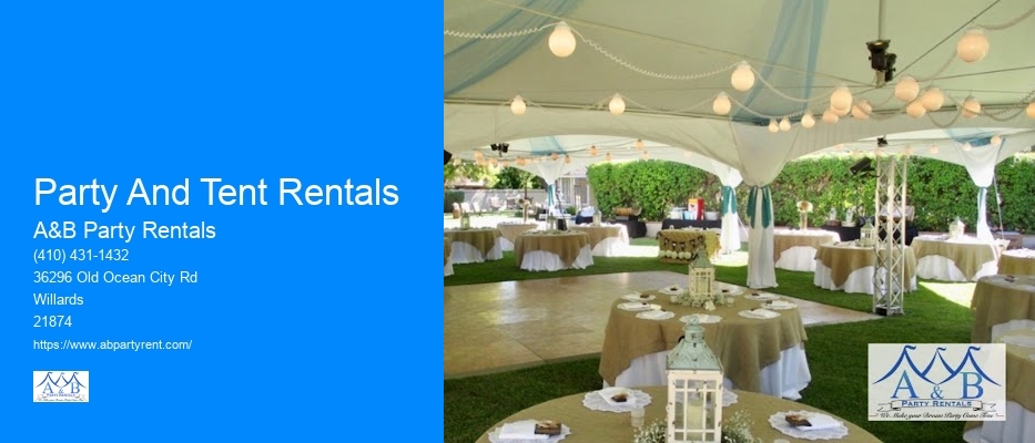 Party And Tent Rentals