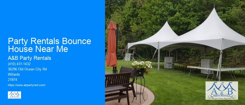 Rent A Party Tent Near Me