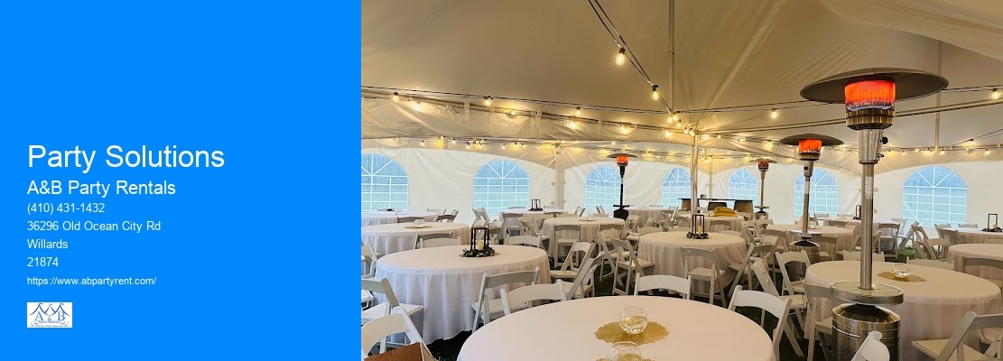 Party Tent Rental Packages Near Me