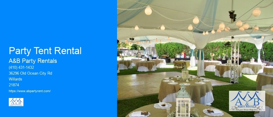 Party Tent Rental